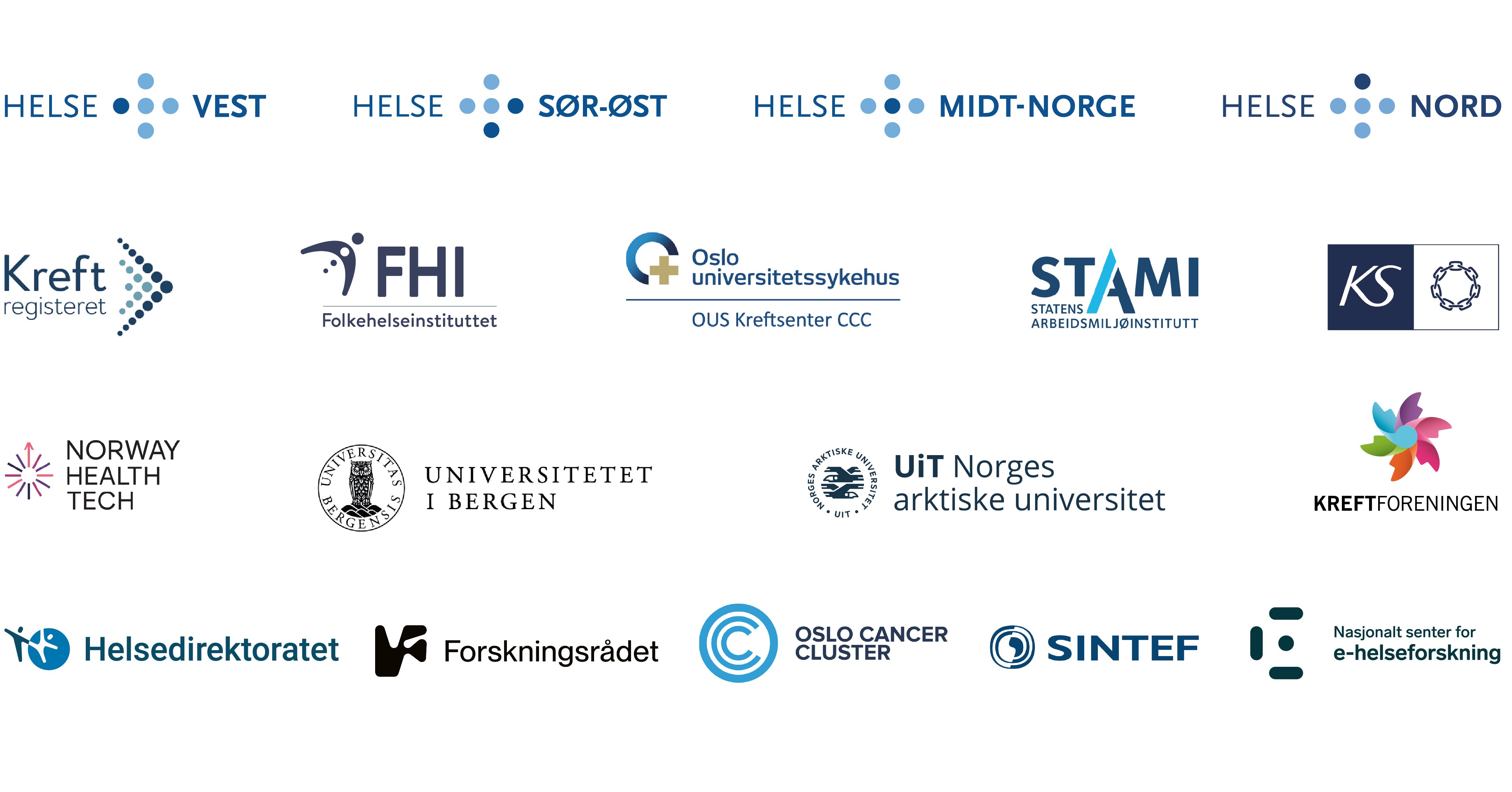 Logoer Cancer Mission Hub Norway